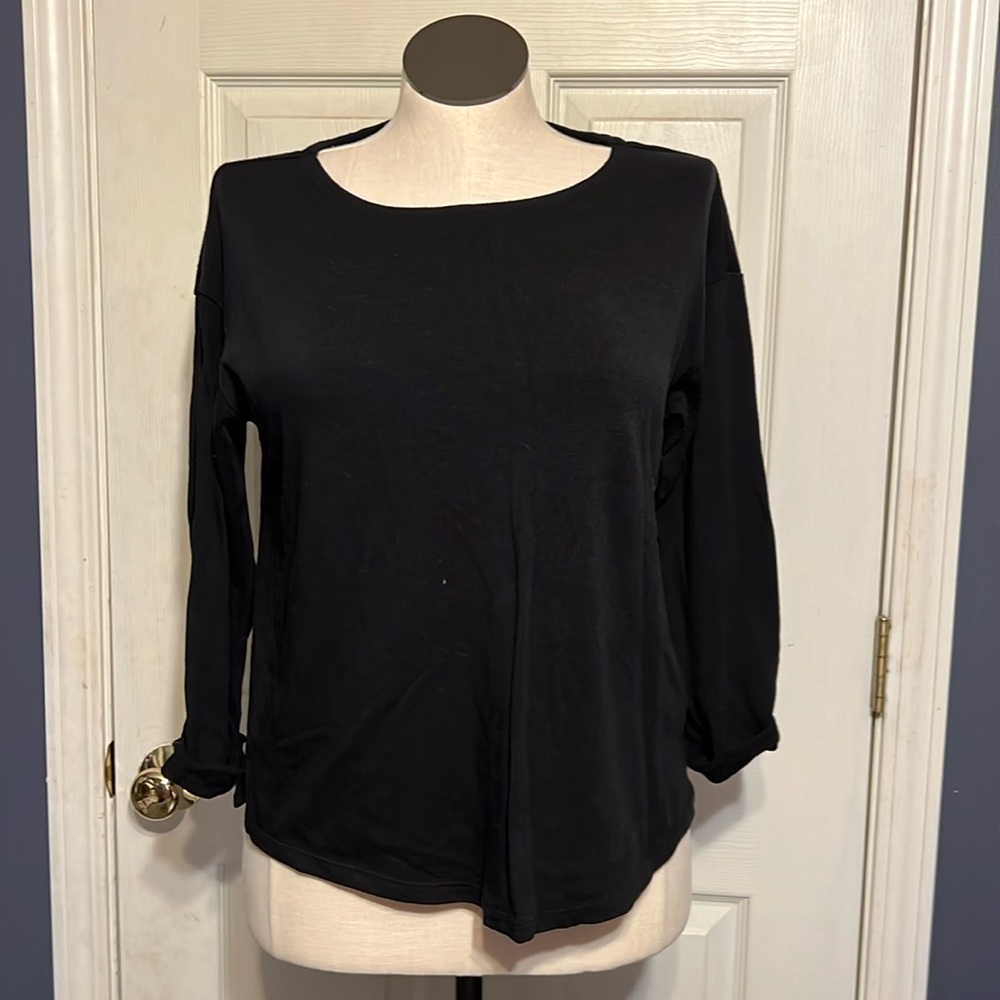 Black 3/4 Sleeve Top
